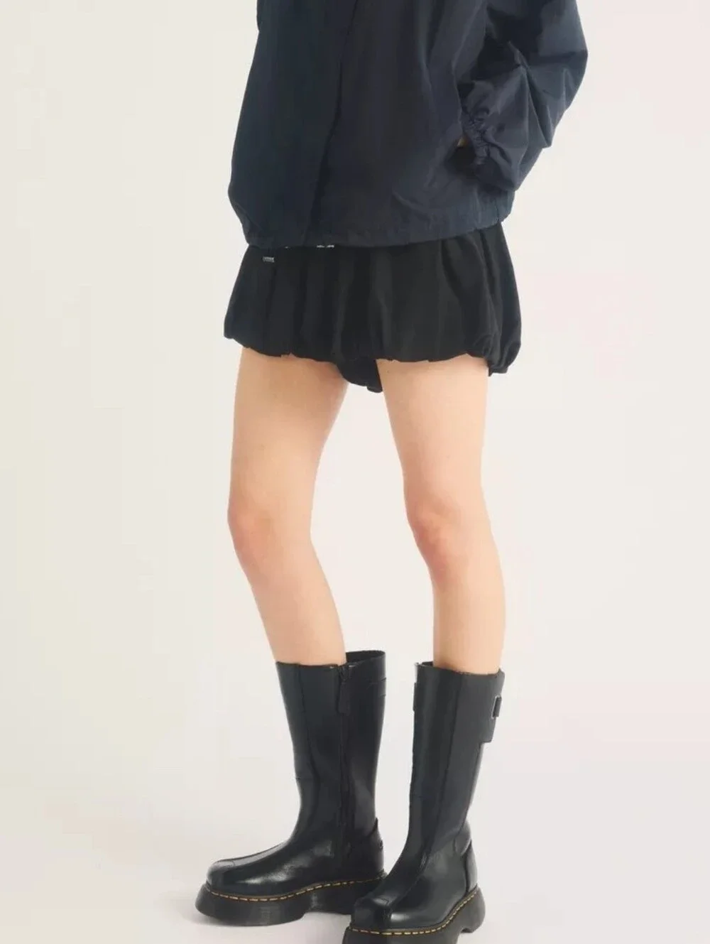 Dr. Martens Buzz Hi Gloss Leather Boots